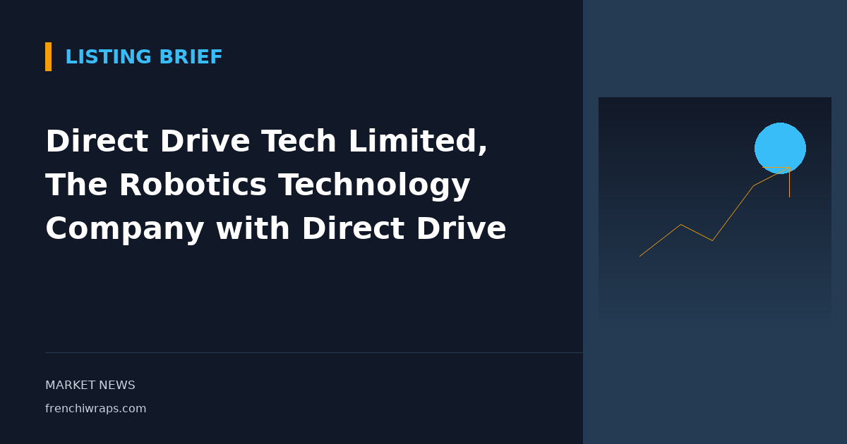 Direct Drive Tech Limited, The Robotics Technology Company with Direct Drive